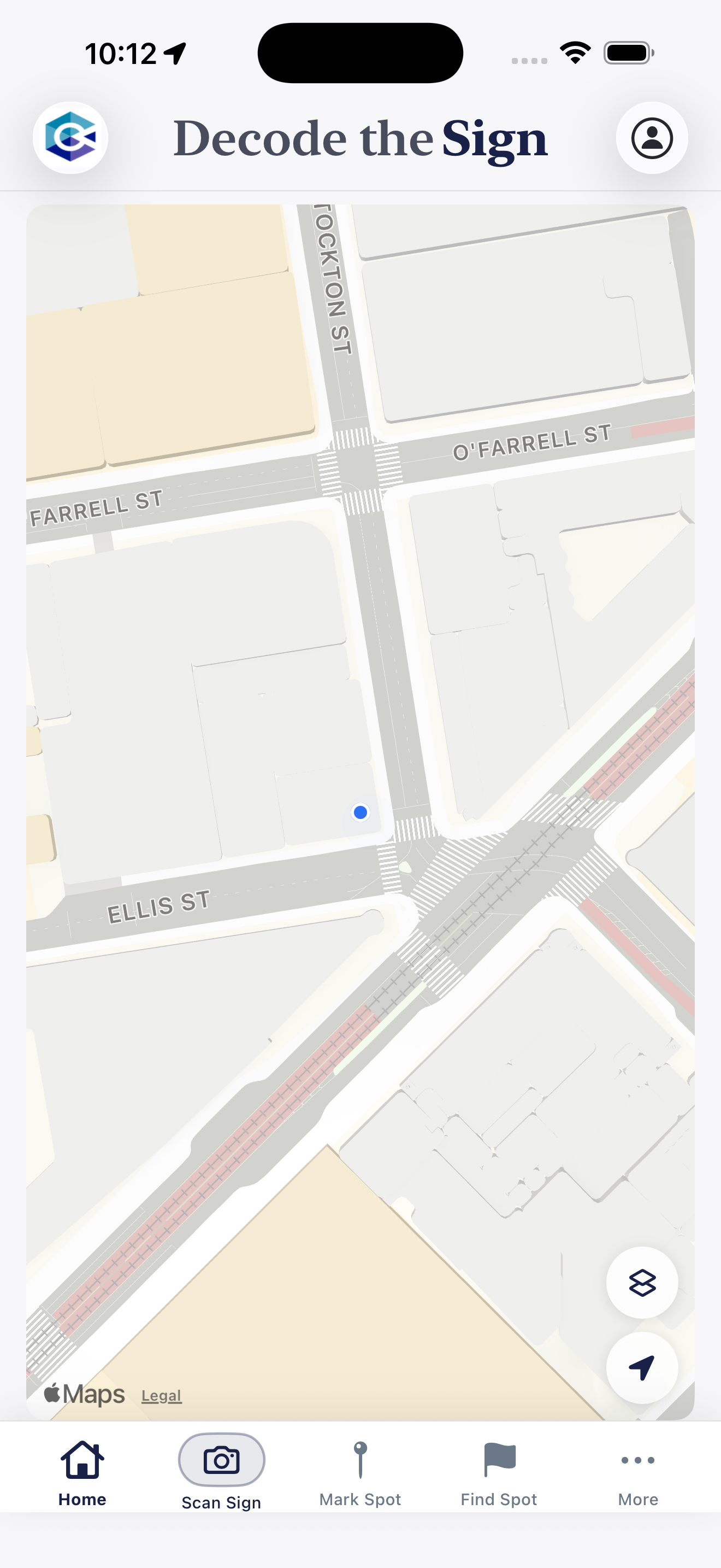 DecodeTheSign nearby map